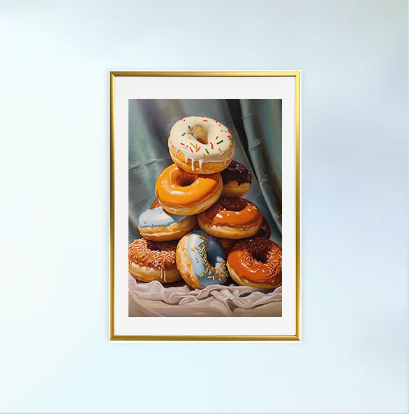 ドーナツのアートポスター:doughnut_2d00 通販