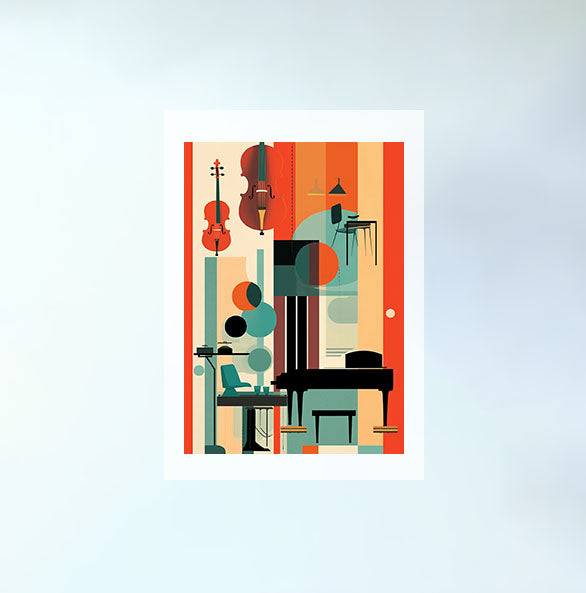 ジャズのアートポスター:jazz_649e 通販