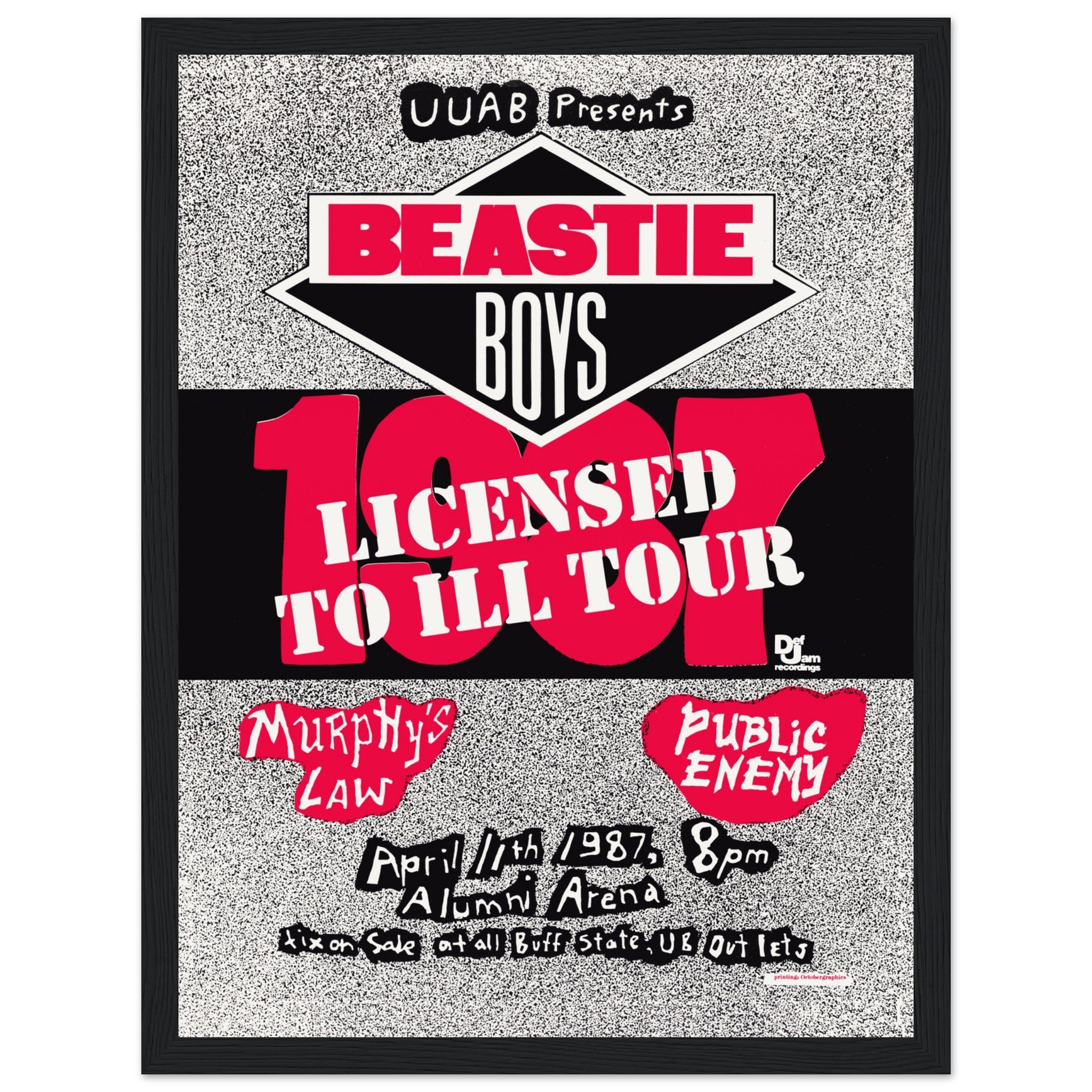 The Beastie Boys Concert Poster – Hip Hop Print – Poster Peak