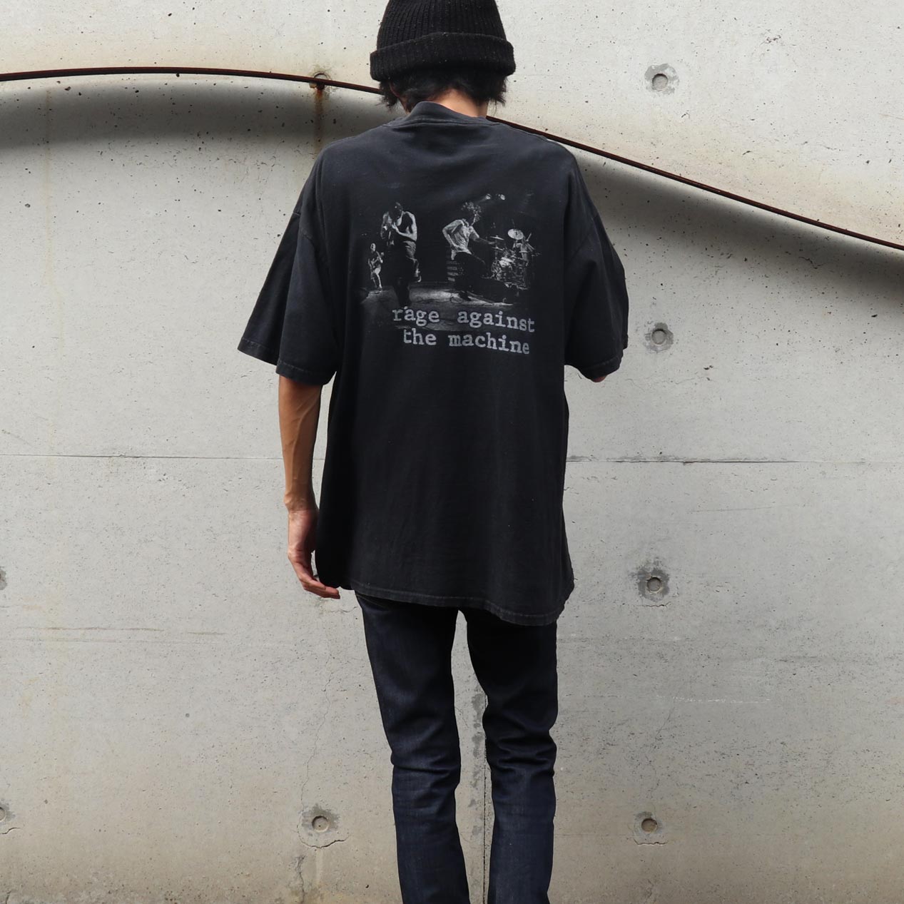 POST JUNK / 90's RAGE AGAINST THE MACHINE プリントTシャツ [XL]