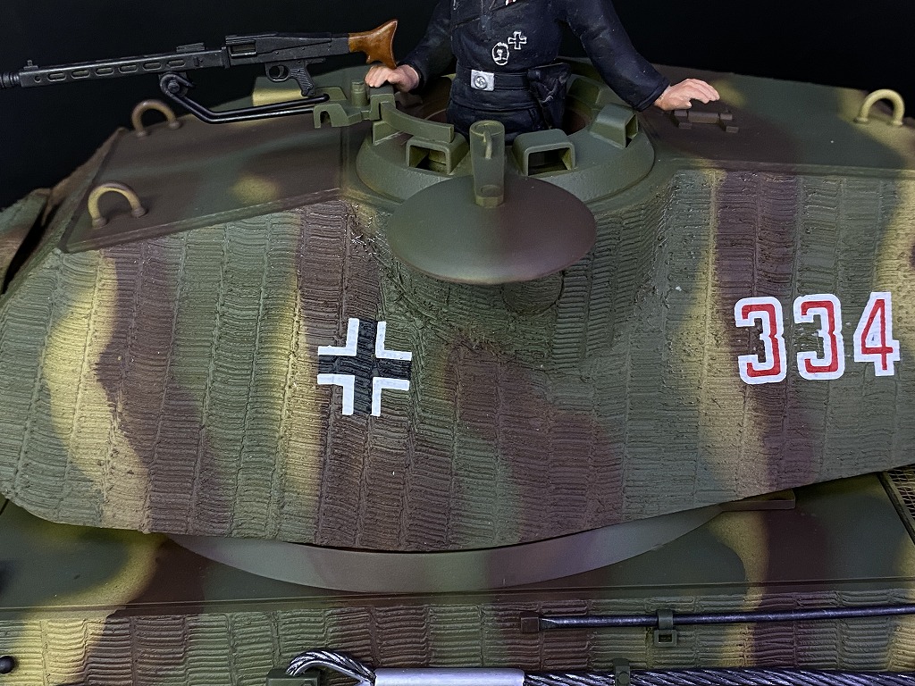 製作代行紹介「タミヤ 1/16 キングタイガーポルシェ砲塔」ラジコン戦車