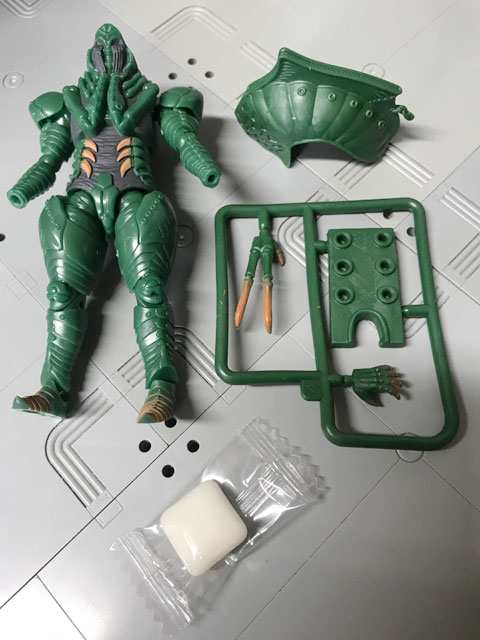 SHODO-O 仮面ライダー4 ワーム（サナギ体）のレビュー | プラモデルと