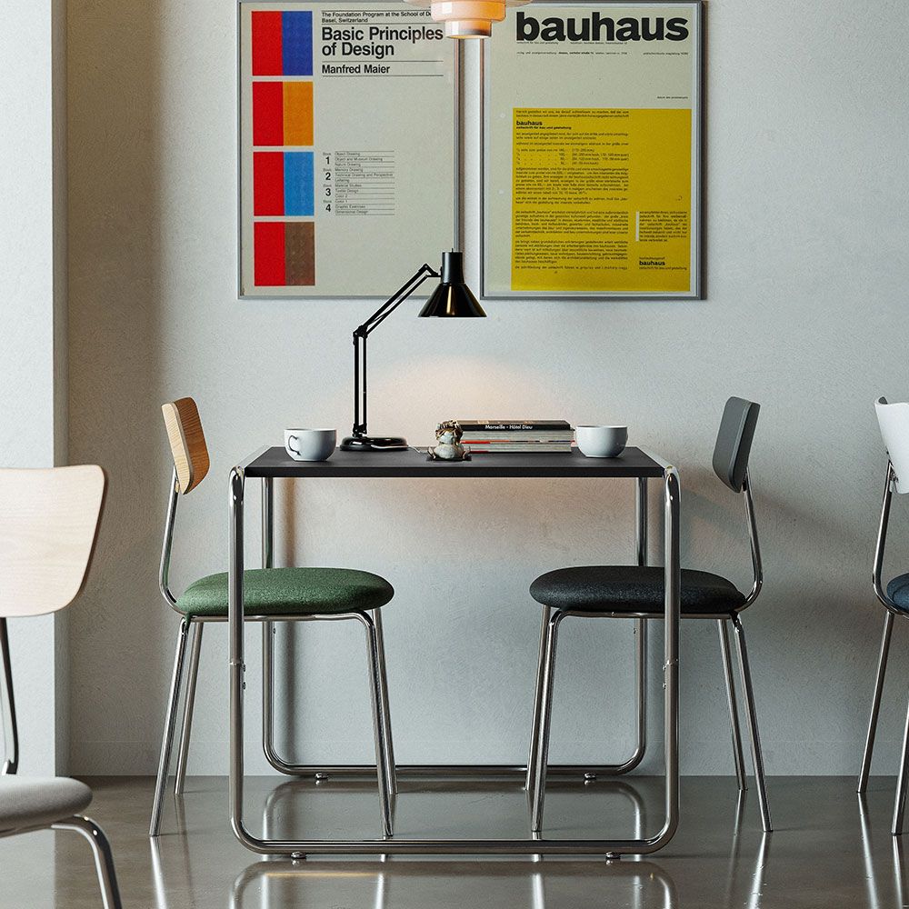 16piece ミッドセンチュリー ダイニングテーブル 80cm［6色］ イエロー