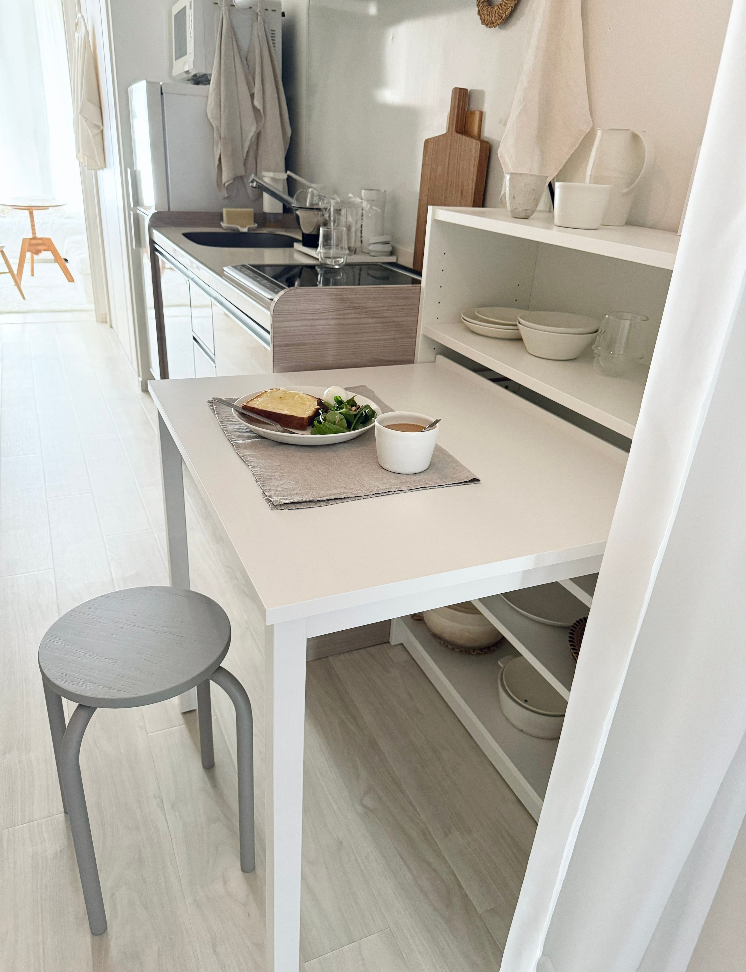 IKEA BILLY ビリー 本棚 デスク付き | 棚・チェスト・キャビネット