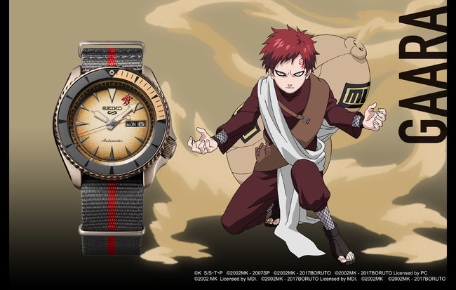 セイコー 5スポーツ＞から、TVアニメ「NARUTO－ナルト－」「BORUTO