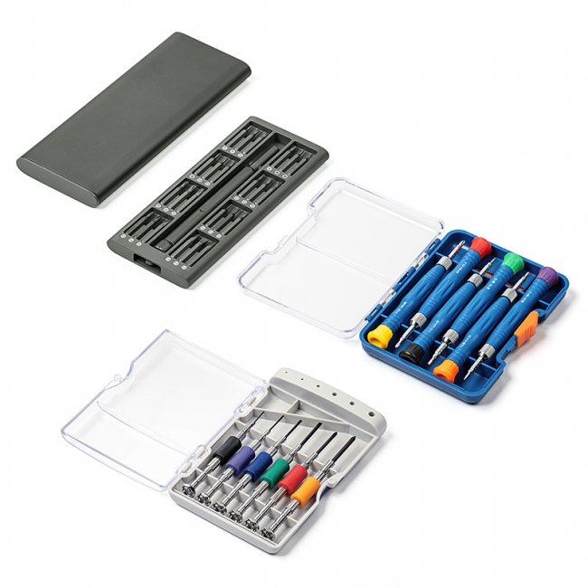 精密機器から身近な物まで様々なものに使用できる精密ドライバーセット