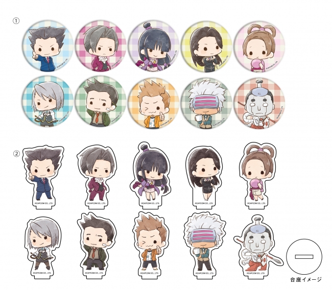 逆転裁判」 のグラフアート mini新商品が発売決定！ | 株式会社