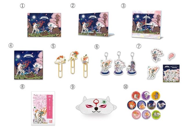 カプコンカフェ×『大神』カフェコラボの限定グッズを一斉大公開