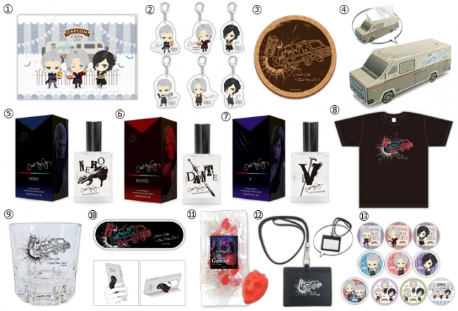 カプコンカフェ × デビル メイ クライ 5 カフェコラボグッズを一斉公開