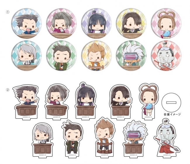 逆転裁判」 のグラフアートmini商品が発売決定！ | 株式会社カプコンの