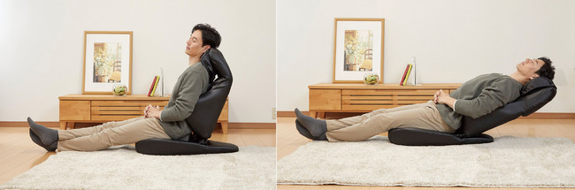 Wリクライニング搭載！癒しを追求した座椅子型マッサージ器登場