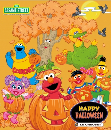 ル・クルーゼとセサミストリートが「ハロウィン」と「食育」をテーマに