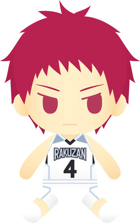 TVアニメ『黒子のバスケ』より、赤司征十郎の描き下ろしイラストを使用