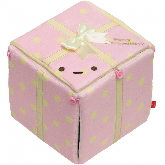 ここがおちつくんです。箱を開ければサンタ姿のすみっコたち