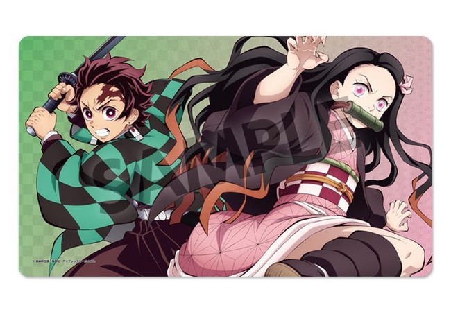 鬼滅の刃】机に敷くズレにくいラバーマットがヴィレヴァンオンラインに