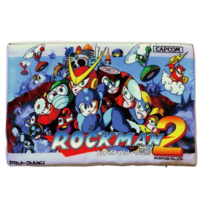 ロックマン】”カセットクッション”ヴィレヴァンオンラインで取り扱い