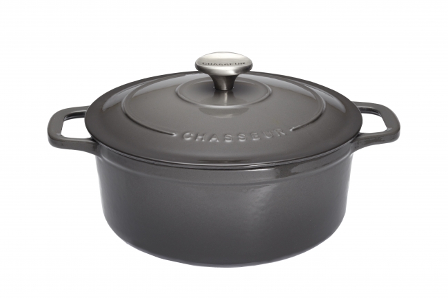 日本上陸10周年記念 フランス製 高級鋳物ホーロー鍋「CHASSEUR