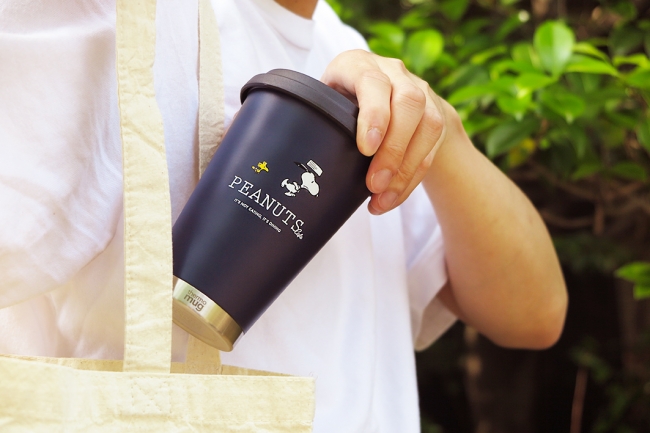 数量限定】”スヌーピーのアート入り”「PEANUTS Cafe×thermo mug