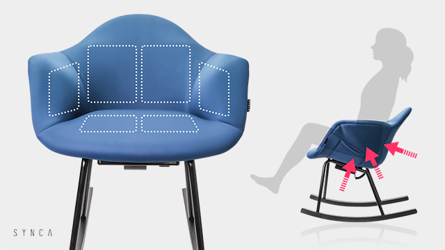 揺れて、骨盤ケア。“座る”をもっと健康で快適に。「SYNCA（シンカ