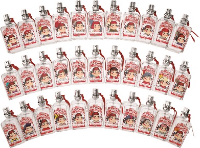 業界初！17万8,200円の香水セット『アクアシャボン × ペコちゃん運動会