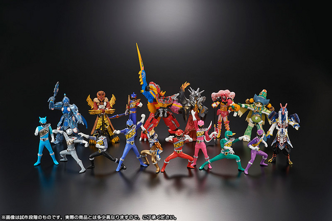 限定！『獣電戦隊キョウリュウジャー』のハイクオリティフィギュア20体