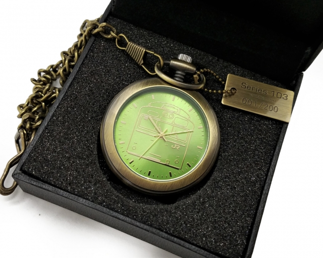 185系 SERIES 懐中時計　シリアルナンバー入り　専用ケース付き