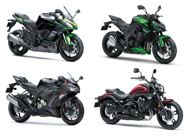 カワサキから続々とNEWグラフィック登場！4モデルの新色を2022年1月14