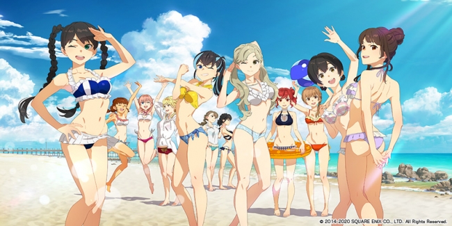 スクールガールストライカーズ2』新作水着で海の家！とことん遊ぼう
