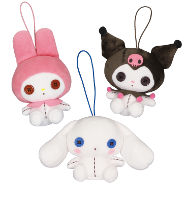 ゴシックホラーな衣装をまとったサンリオキャラクターズのナムコ限定