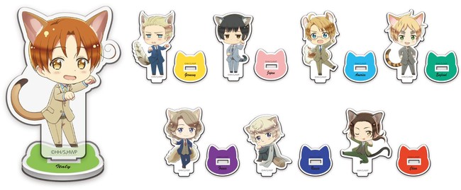 ねこ耳姿の描きおろしイラストが登場！『アニメ「ヘタリア World