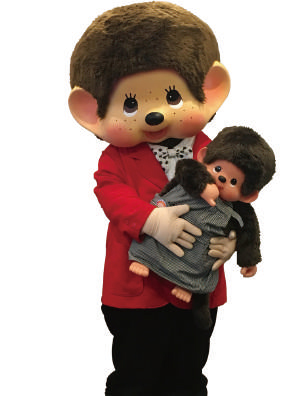 モンチッチカフェ 「プラススクレート」限定モンチッチ発売