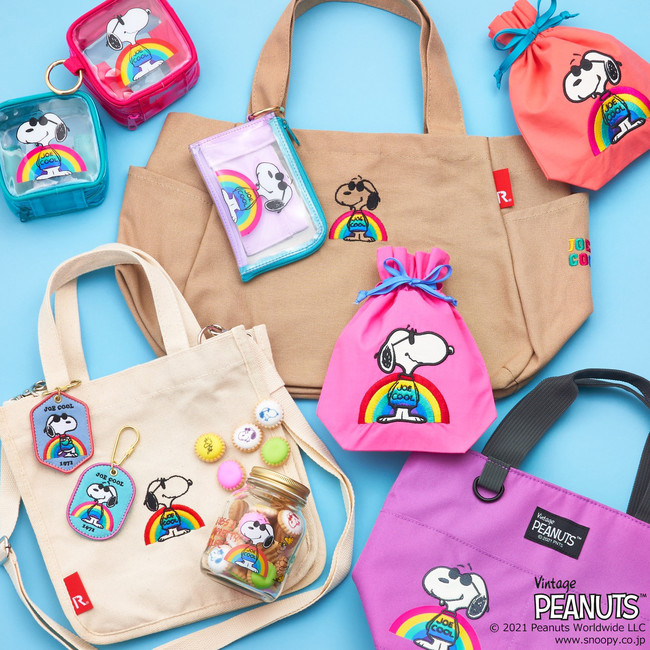 サングラスをかけたスヌーピー「JOE COOL」が、レインボーモチーフで