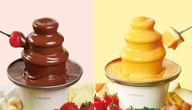 おうちで夢のビュッフェ気分！チョコもチーズもこれ一台！ミニサイズの