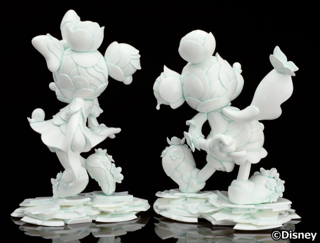 James Jeanによるミッキーマウスとミニーマウスのスタチューフィギュア