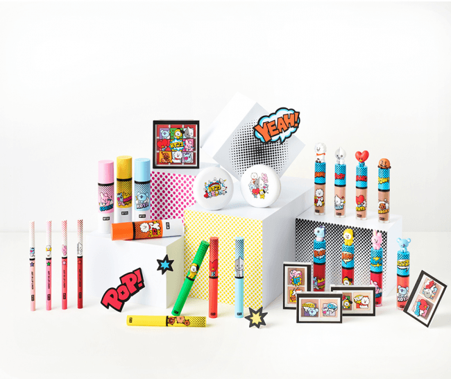 世界中で大人気！「BT21」キャラクターコスメ NEW LINEUP 待望の第二弾