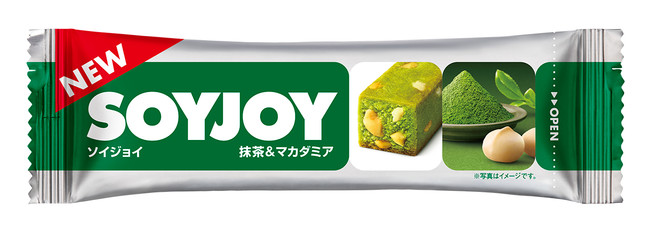 新しい生活様式におけるスマートな間食習慣に「SOYJOY抹茶＆マカダミア