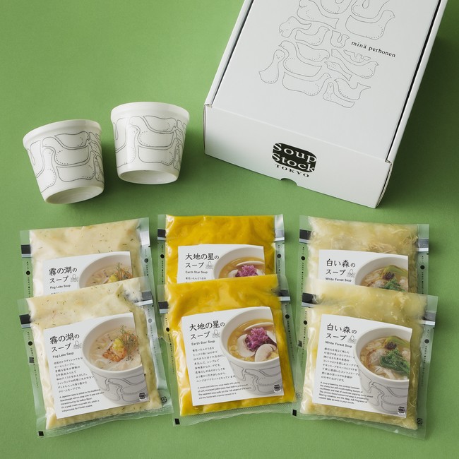 Soup Stock Tokyo と minä perhonen がコラボレーション、オリジナルの