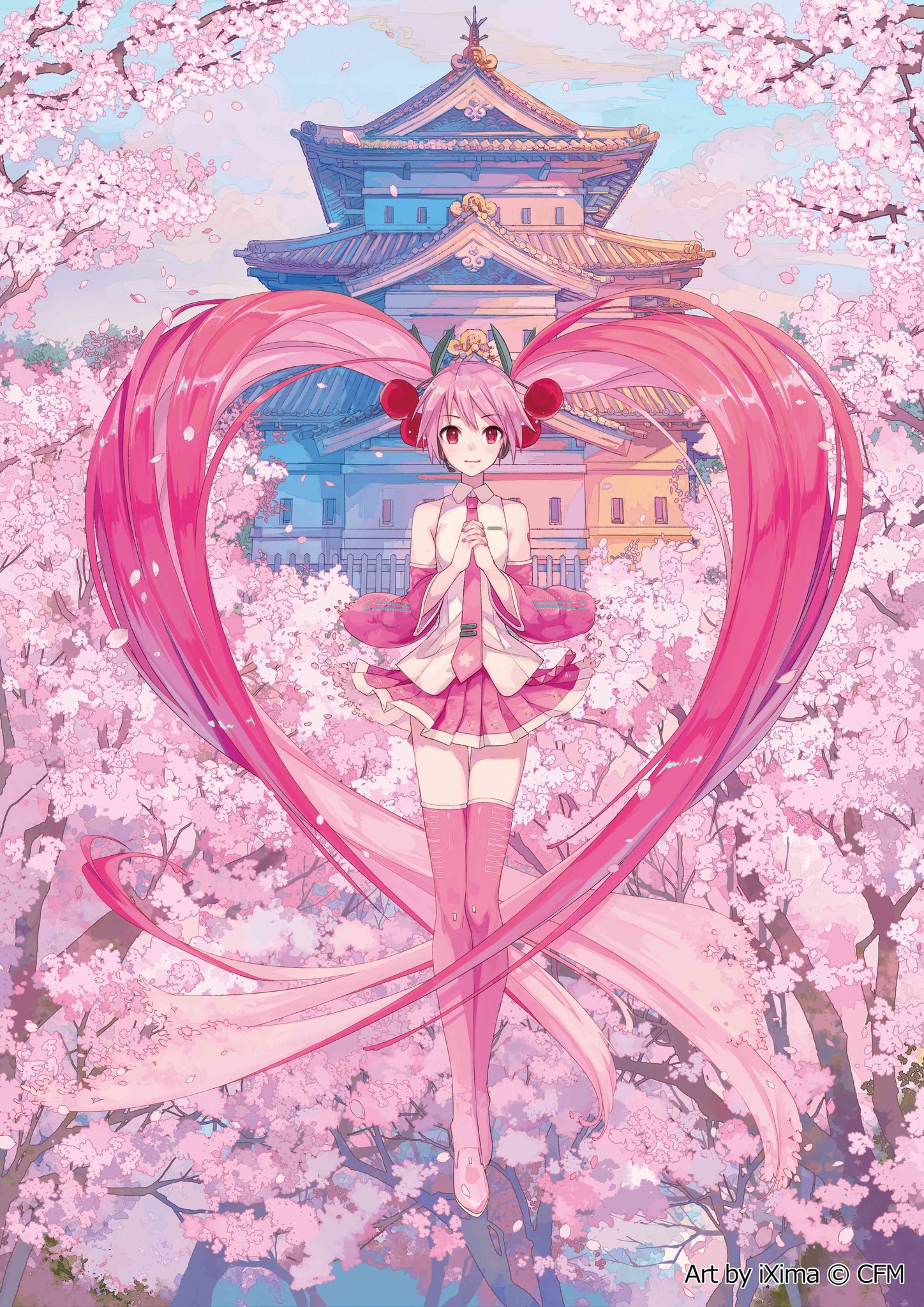 弘前さくらまつり2021」×「桜ミク」コラボによる描きおろしグッズが