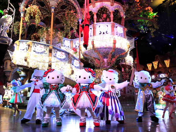 ハローキティが贈る、光輝くウィンターイベント「ハートフルリボン