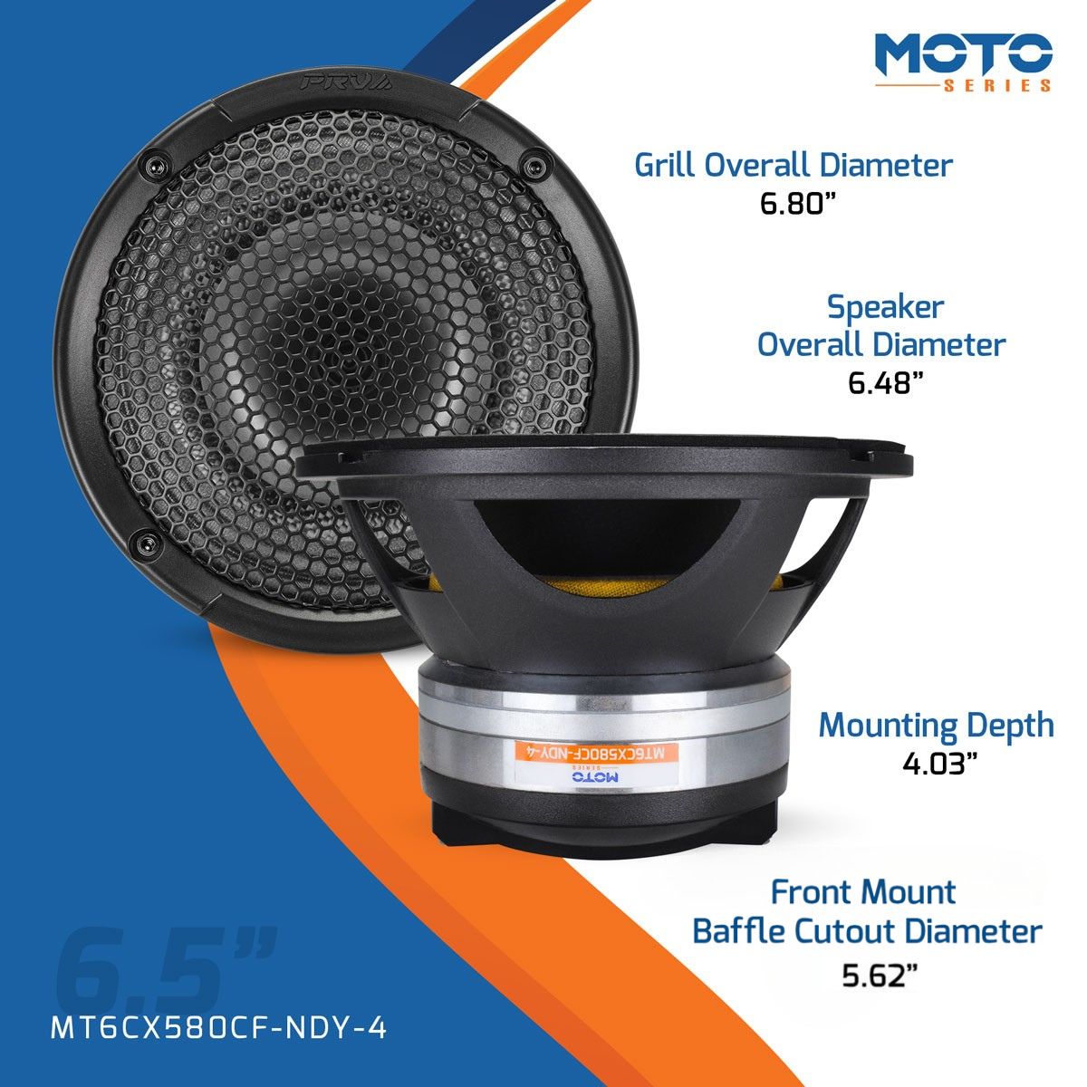 MT6CX580CF-NDY-4 - PRV Audio