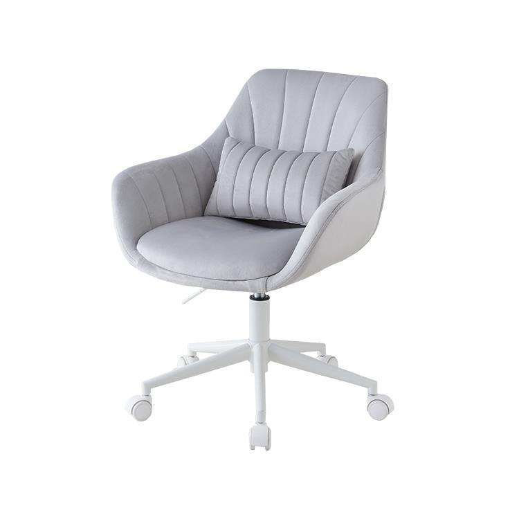 WEB限定】 ASHEL jelly デスクチェア キャスター白脚 シルバーグレー