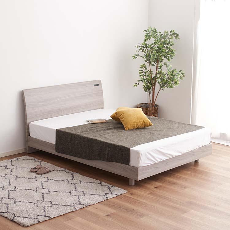 ルマンF ベッドフレーム D LGY(D ライトグレー): ベッド・マットレス 家具