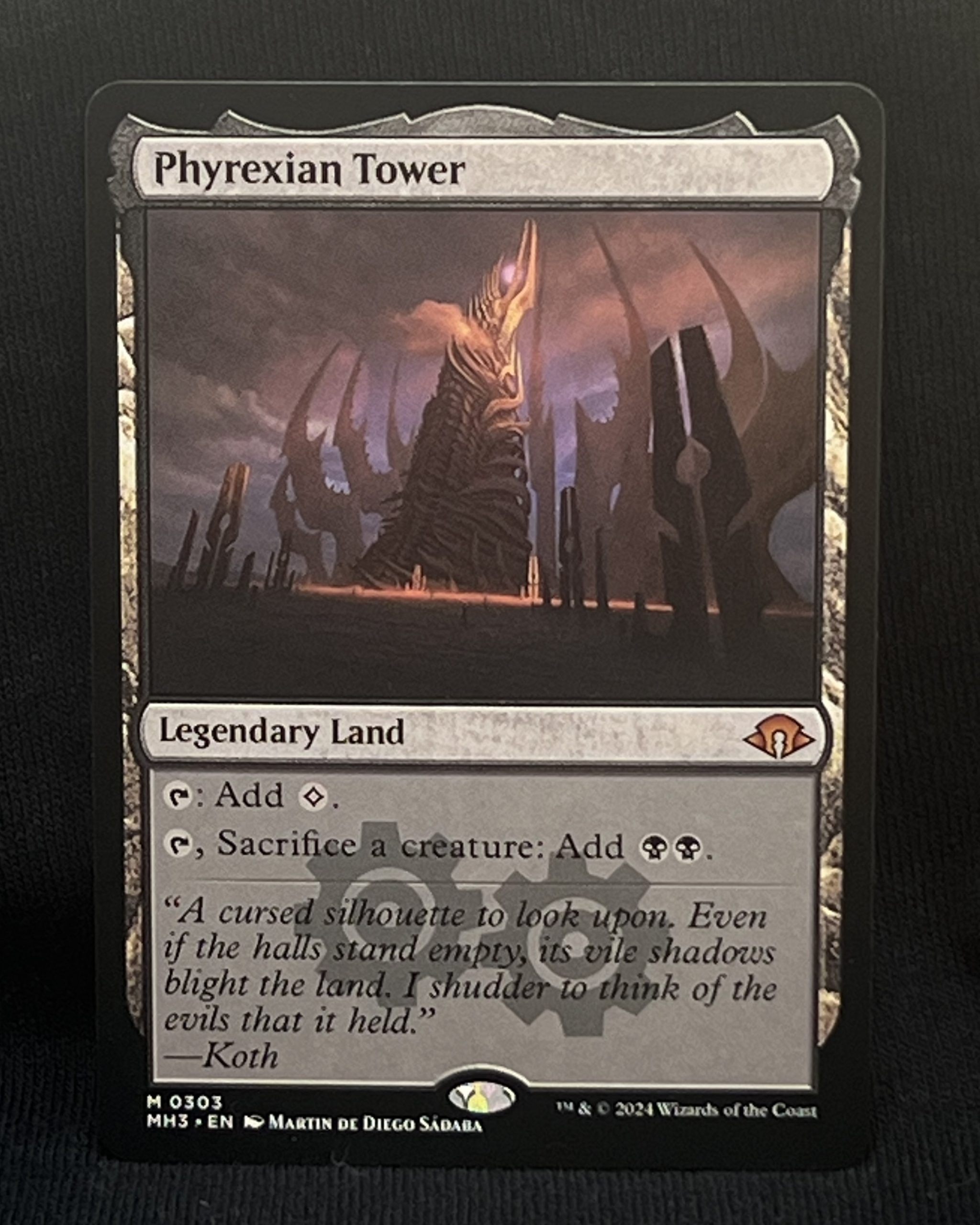 Phyrexian Tower - MTG Proxy Modern Horizons 3 - Proxy King %