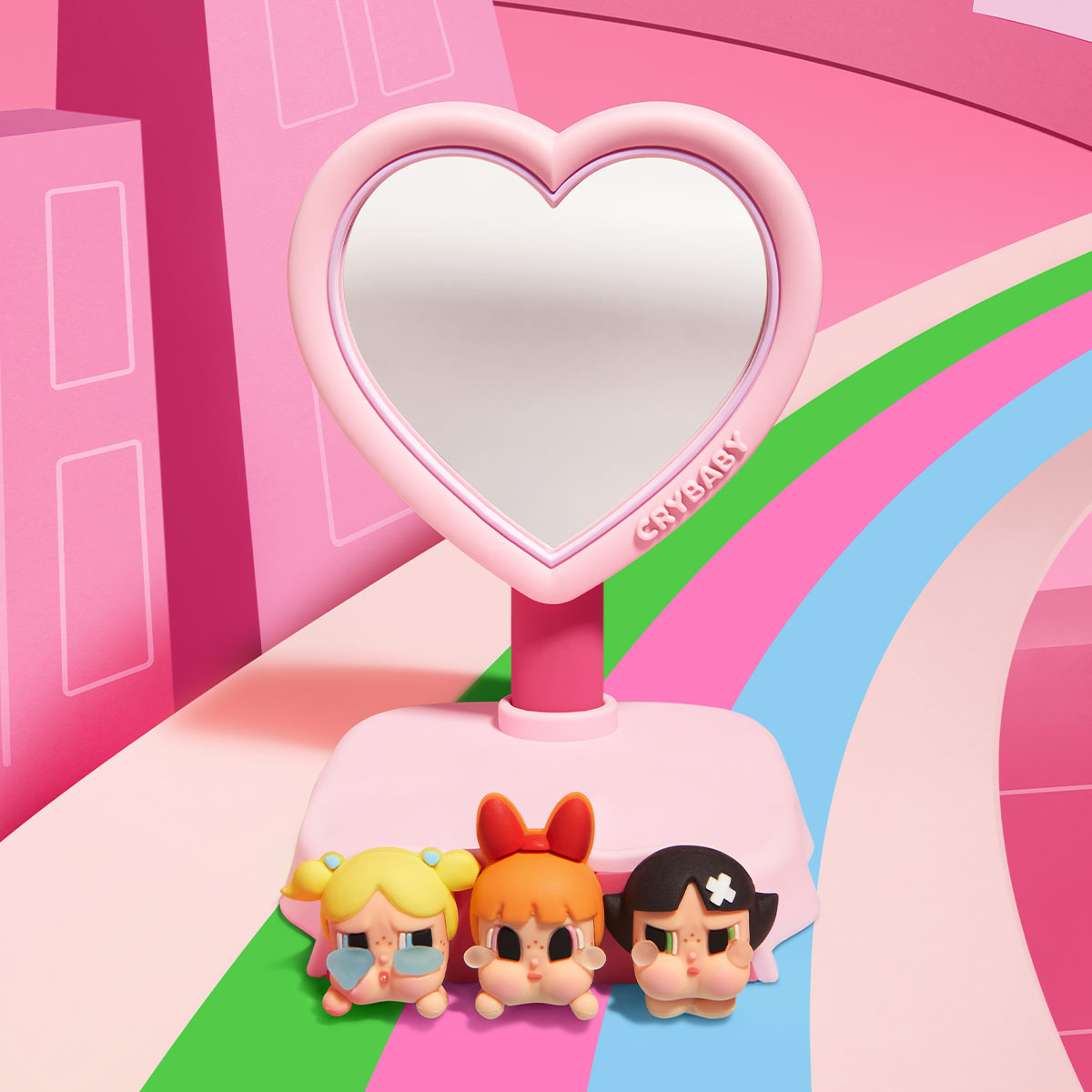 CRYBABY × Powerpuff Girls Series-Mobile Phone Bracket - POP MART