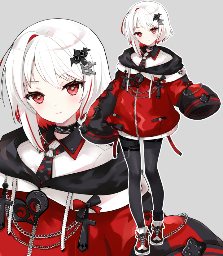 オリジナルキャラクター三面図| イラスト依頼・販売 ｜つなぐ