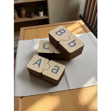 Mind of Toys Türkçe Alfabe Eşleme, 29 Harf, Mavi Ahşap Fiyatı