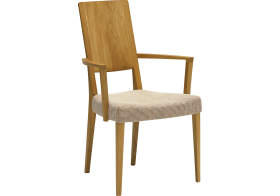 肘付食堂椅子 CU4540ME | ダイニングチェアー | 家具を探す | カリモク