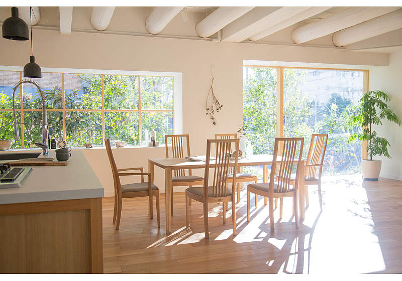 食堂テーブル（4本脚） DT8411E152 | ダイニングテーブル | 家具を