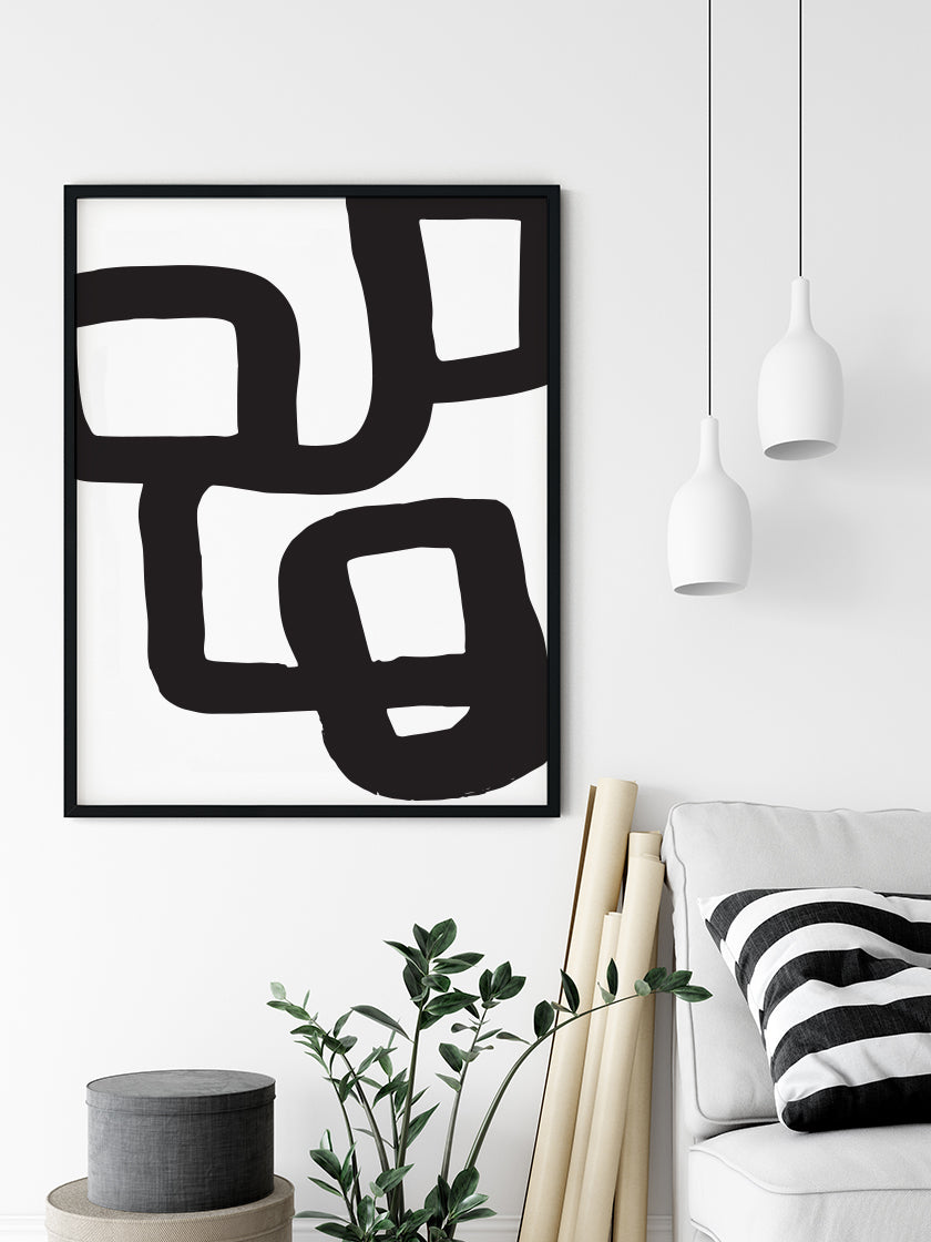 抽象的な幾何学ポスター | 北欧ポスター | Project Nord – Project