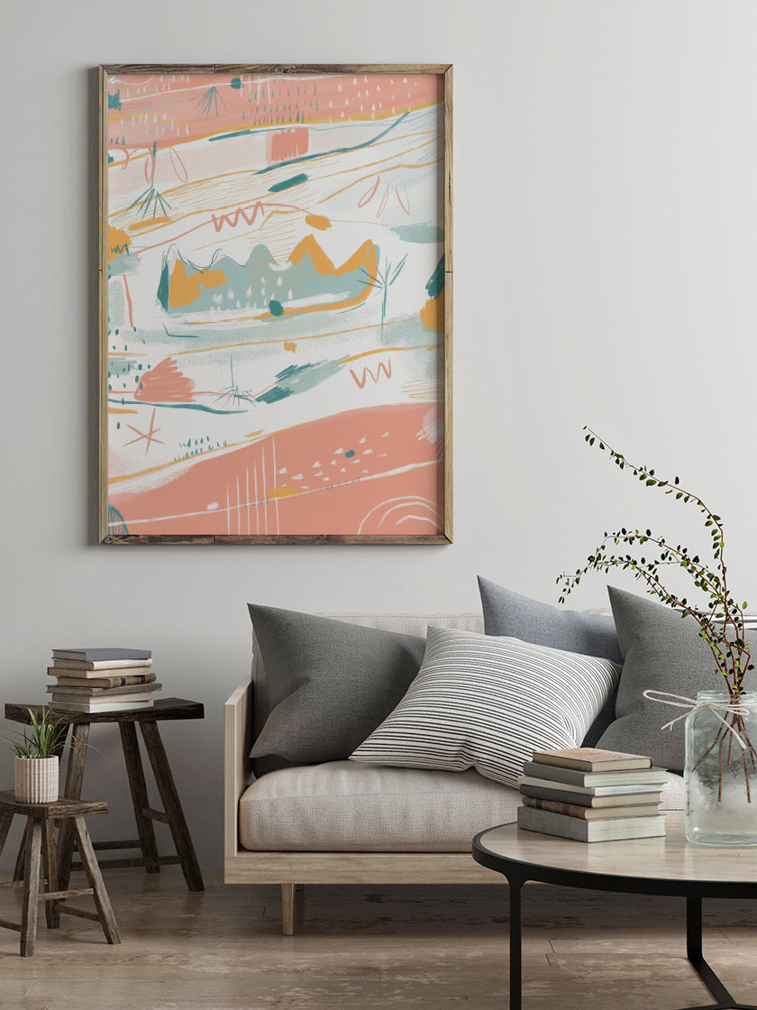 抽象的な幾何学ポスター | 北欧ポスター | Project Nord – Project